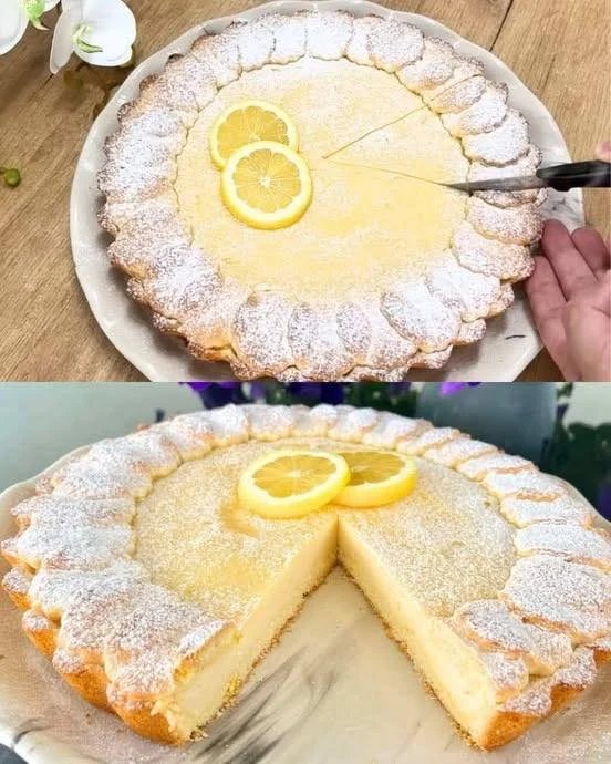 Classic Italian Creamy Lemon Cake