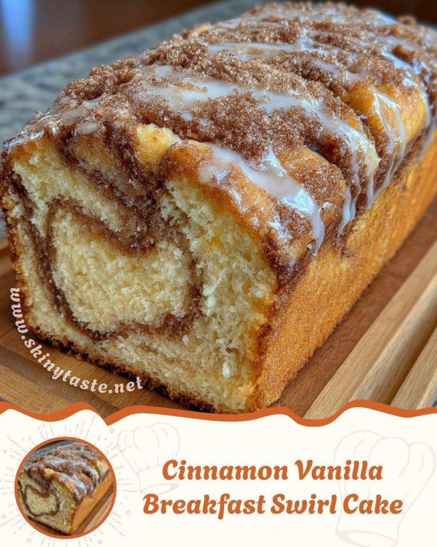 Cinnamon Vanilla Breakfast Swirl Cake: The Soft Morning Treat You’ll Crave